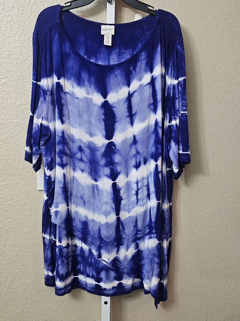 Zenergy by Chico's Tie-Dye Knit Tunic Top